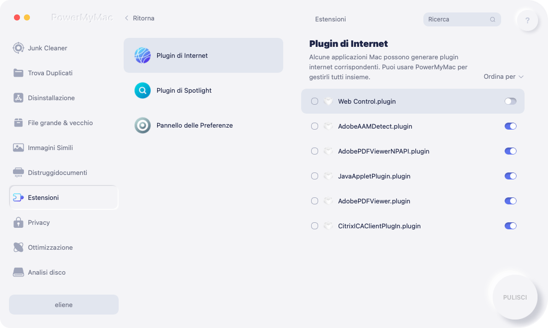 Disabilitare Siri su Mac