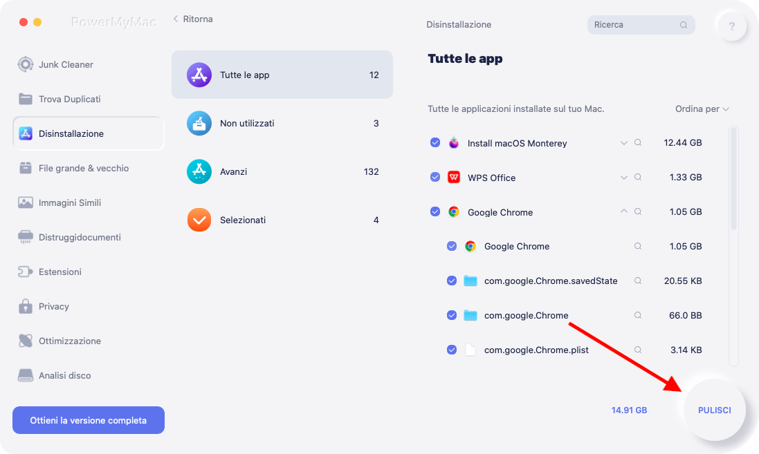 Disinstalla PostgreSQL su Mac completamente con PowerMyMac