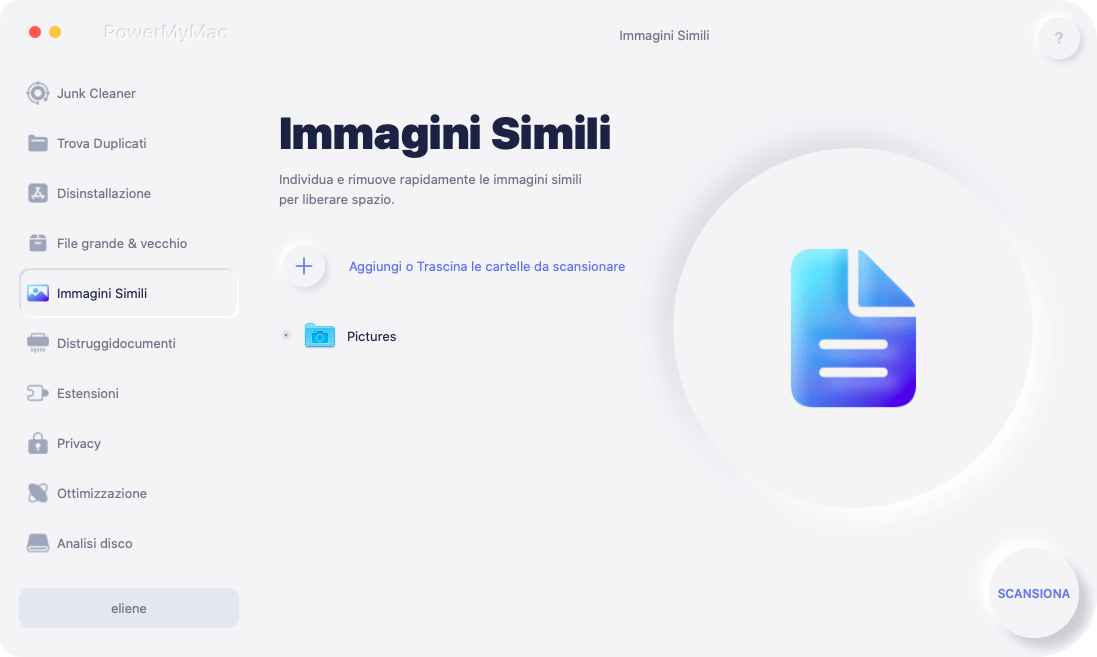 Seleziona il Finder di immagini simili