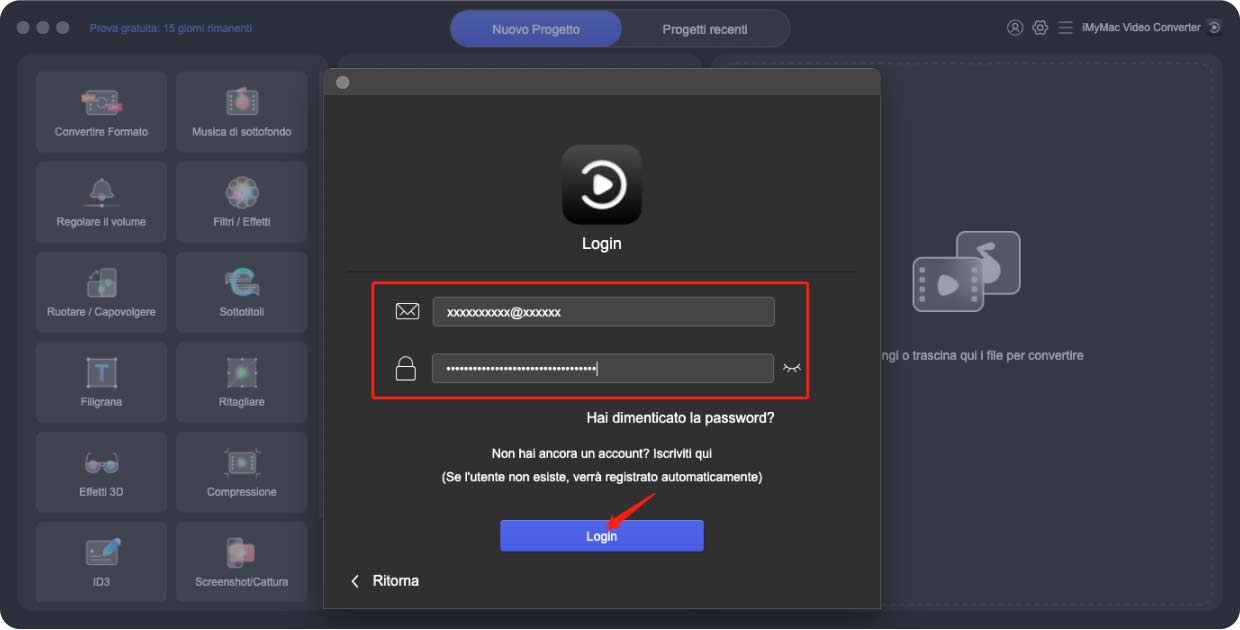 Registrazione & Abbonamento
