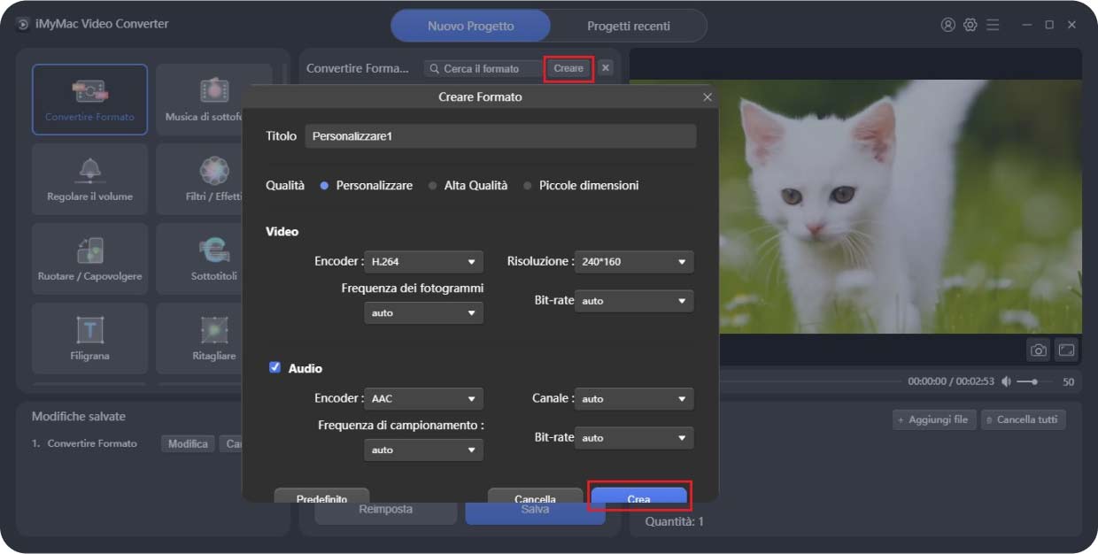 Convertitore video 4K per Mac offline
