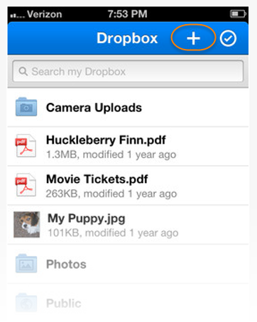 Trasferisci video da iPhone a Mac utilizzando Dropbox