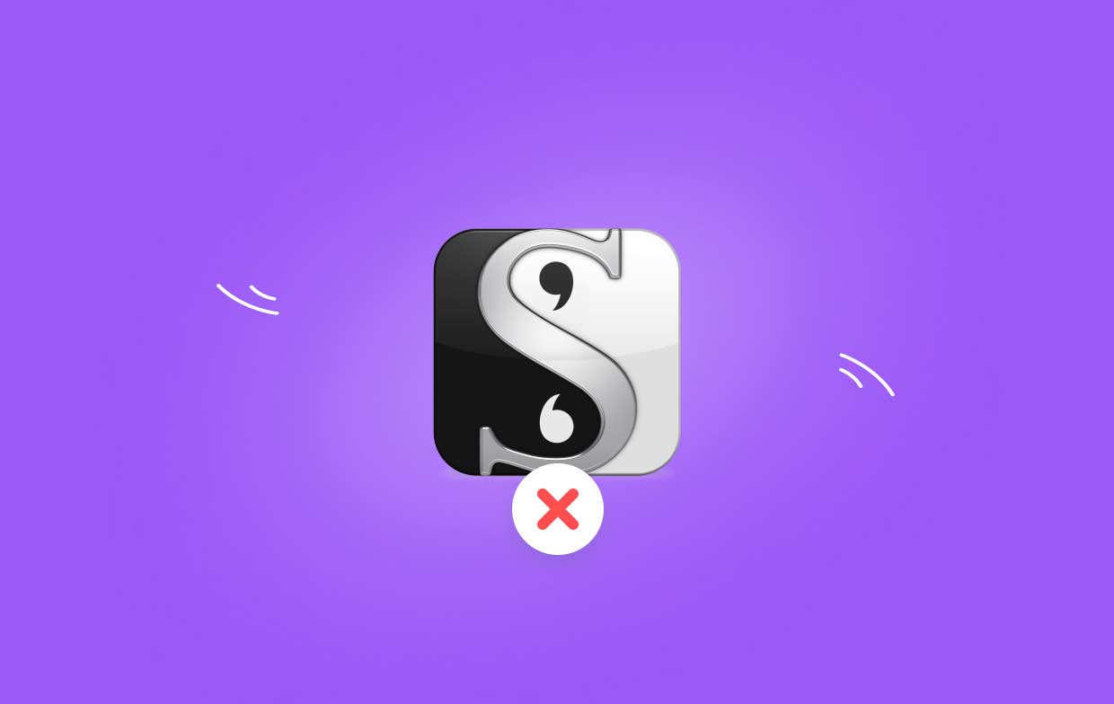 Disinstalla Scrivener su Mac