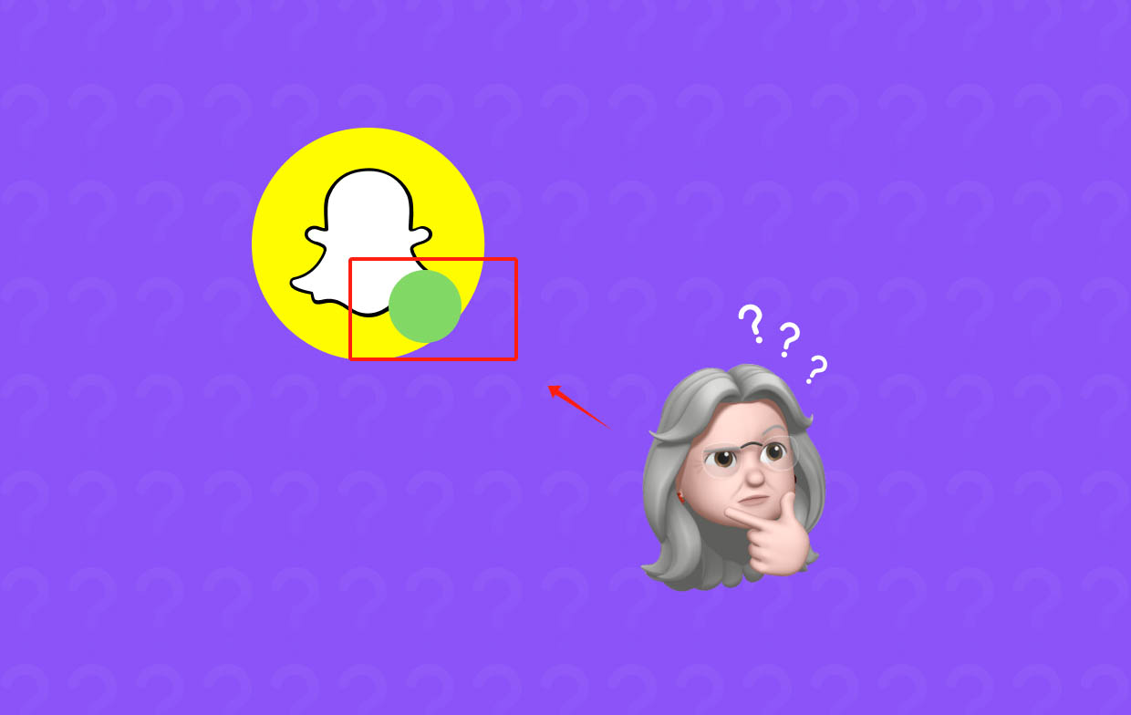 Cosa significa il punto verde su Snapchat