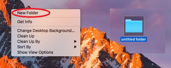 Come creare una cartella su Mac dal desktop