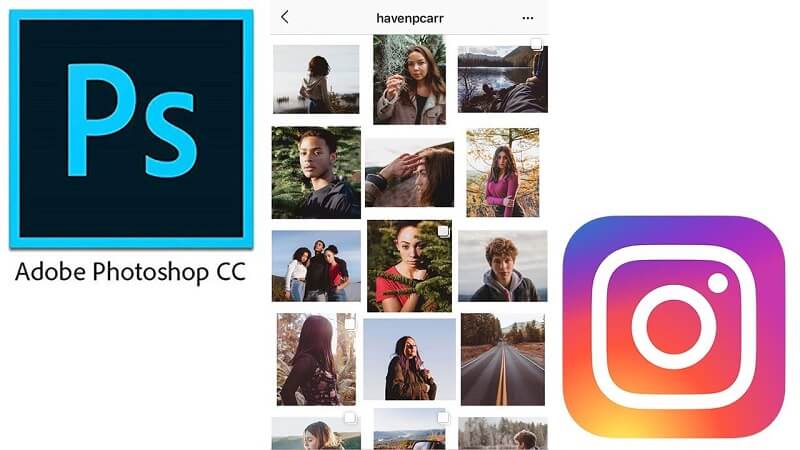 Usa Photoshop per creare cornici bianche per le foto di Instagram