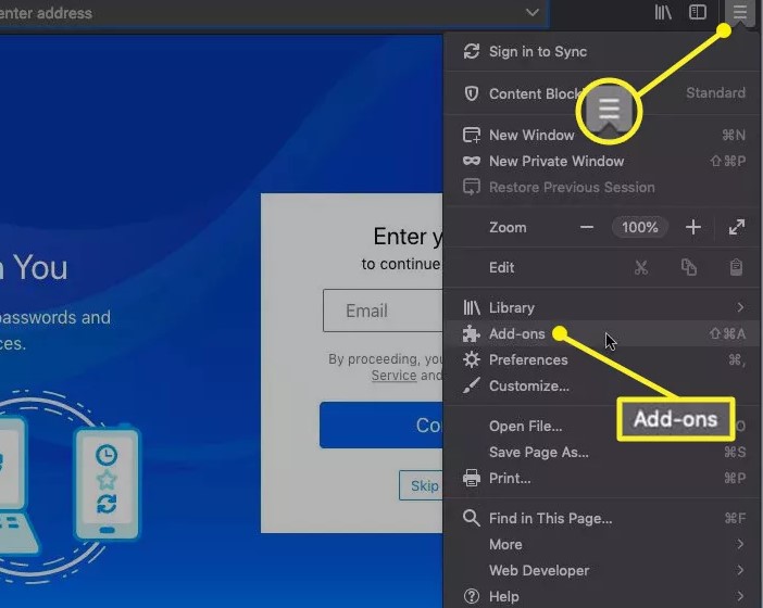 Rimuovere MindSpark Toolbar da Firefox