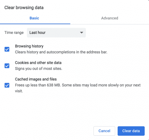 Svuota la cache di Youtube su Chrome dal Mac