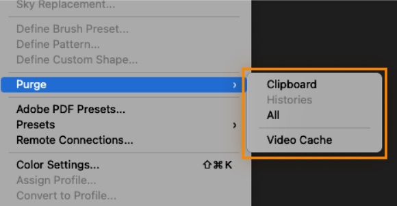 Come eliminare manualmente la cache di Photoshop