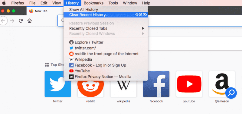 Pulisci Firefox