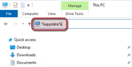 Passaggi per eliminare preferenze e cache su Windows