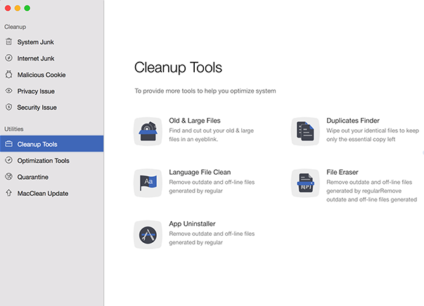 CCleaner Alternative MacClean