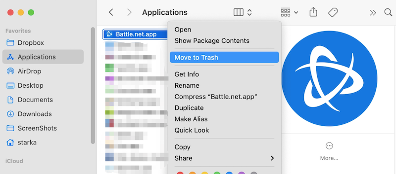 Passaggi per svuotare la cache di Battle.net su Mac