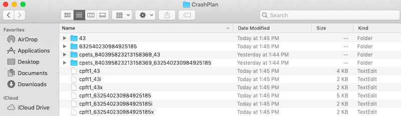 Cancella la cache di CrashPlan su Mac