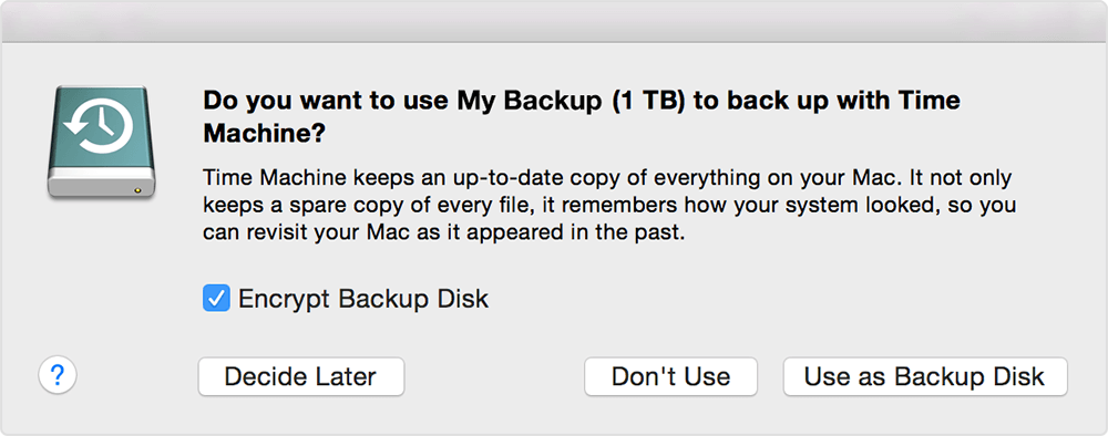 Perché non eseguiamo il backup del Mac con Time Machine