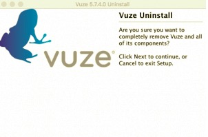 Disinstalla Vuze su Mac utilizzando il proprio programma di disinstallazione