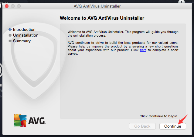 Programma di disinstallazione integrato di AVG