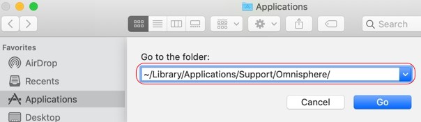 Disinstalla Omnisphere su Mac con i suoi file