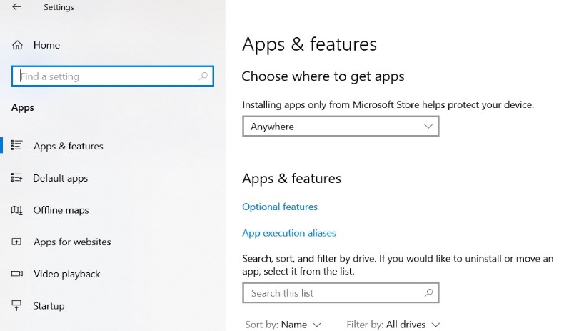 Disinstalla Ark su PC Windows
