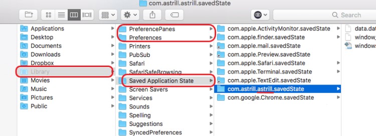 Elimina completamente i file e le cache di Astrill