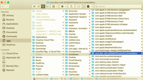 Disinstalla Daemon Tools su Mac con tutti i file correlati