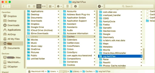 Come disinstallare Flux su Mac manualmente