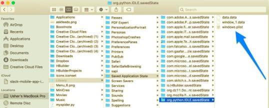 Elimina manualmente i file rimanenti di GIMP