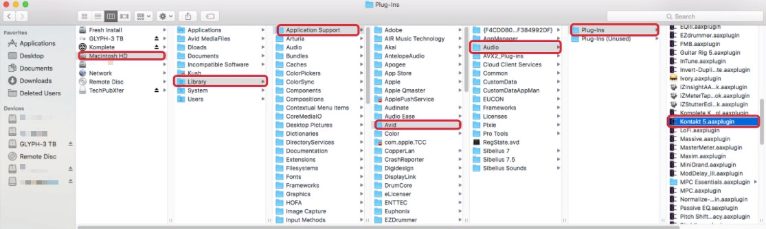 Disinstallare manualmente Native Instruments su Mac