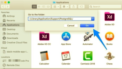 Disinstalla manualmente Postgres su Mac