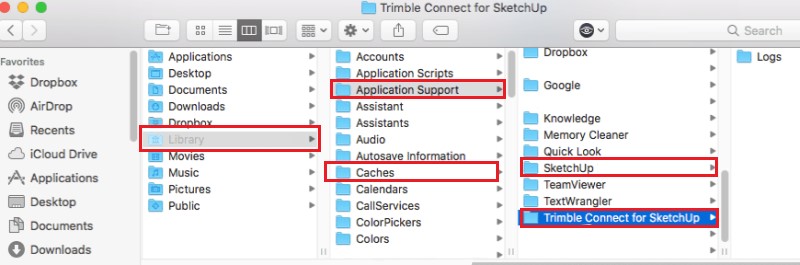 Elimina tutti i file e le cache di Sketchup