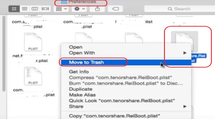 Elimina tutti i file relativi a ReiBoot