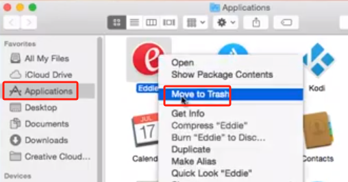 Disinstallare Eddie con Terminal Mac