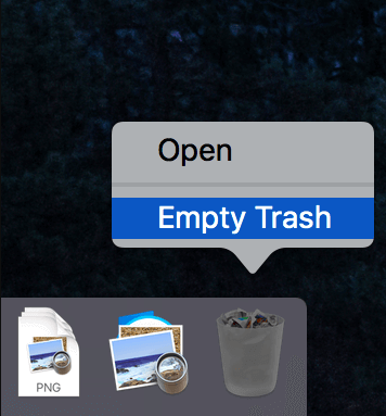 Disinstalla LaunchBar spostando la sua icona nel cestino