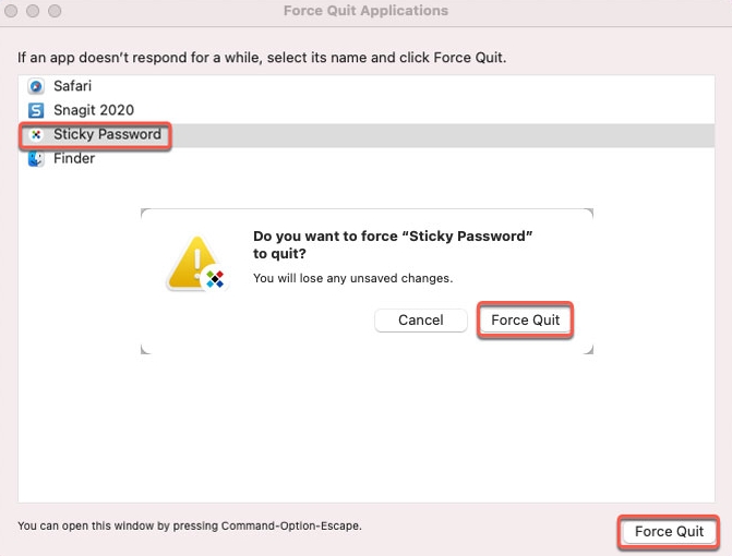 Rimuovi la password permanente dal computer Mac