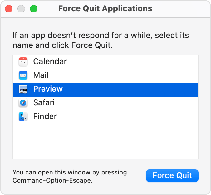 Esci per disinstallare Cocktail su Mac