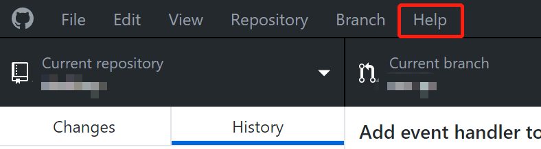 Individua i file di registro GitHub