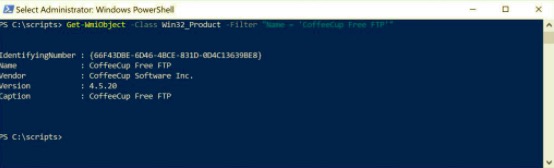 Individua il software da disinstallare con PowerShell