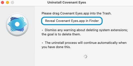 Rimuovi Covenant Eyes dal Mac