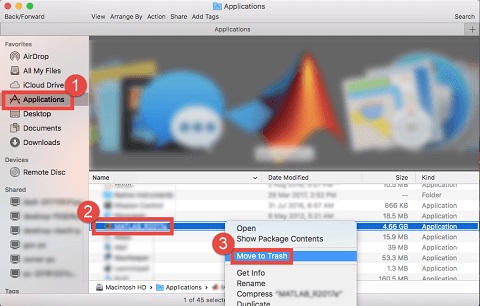 Disinstalla Mitti su Mac manualmente