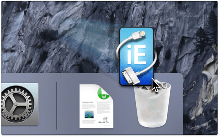 Sposta iExplorer nel cestino per disinstallarlo