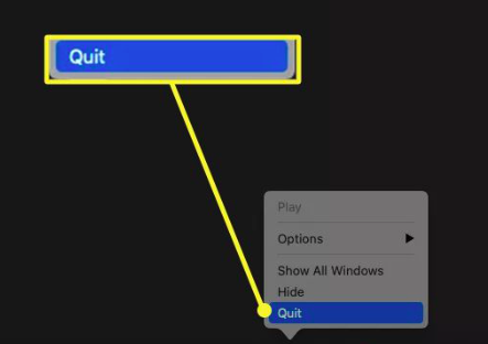 Esci per disinstallare Camino dal Mac