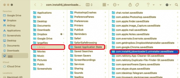 Disinstalla manualmente JDownloader su Mac con tutti i file correlati