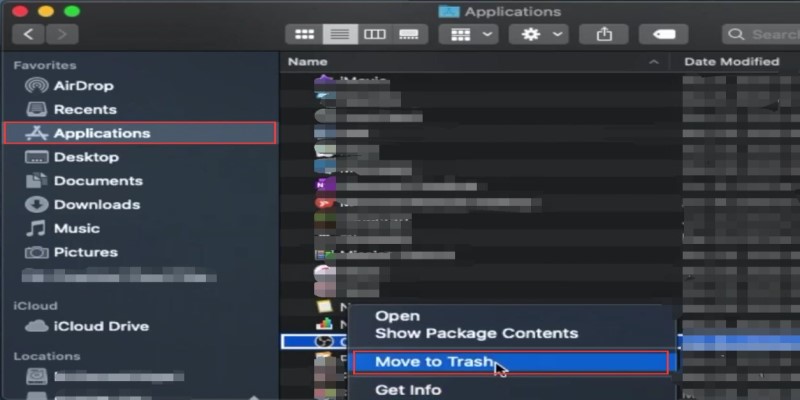 Disinstalla manualmente OBS Studio su Mac