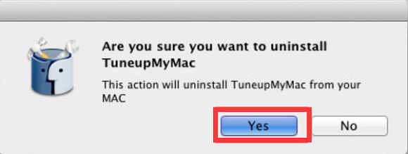 Disinstalla manualmente TuneupMyMac