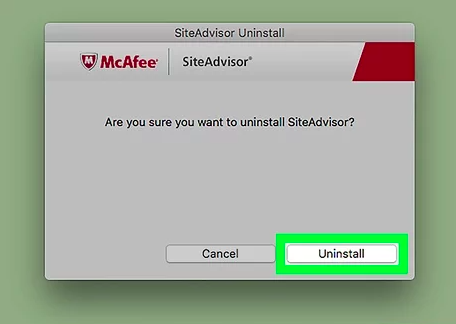 Come eliminare completamente McAfee SiteAdvisor