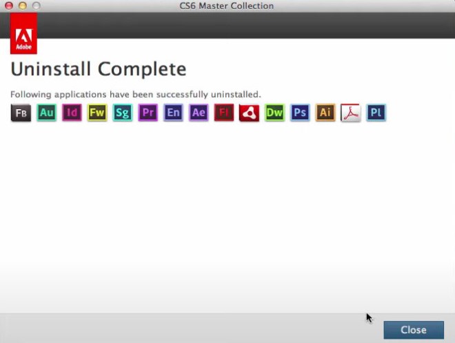 Come disinstallare Adobe CS6 su Mac