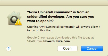 Rimuovere Avira con il proprio programma di disinstallazione