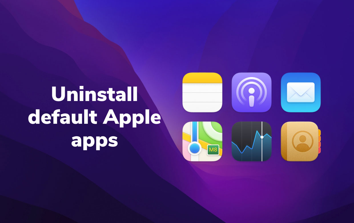 Disinstalla le app Apple predefinite su Mac