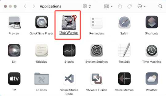 Disinstallare DiskWarrior su Mac manualmente