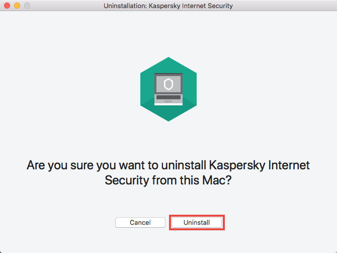 Disinstallare Kaspersky su Mac